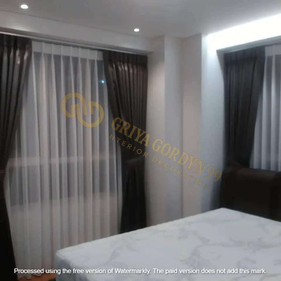 Pemasangan Gordyn di Apartemen Paladian Park Kelapa Gading — GRIYA GORDYN 99