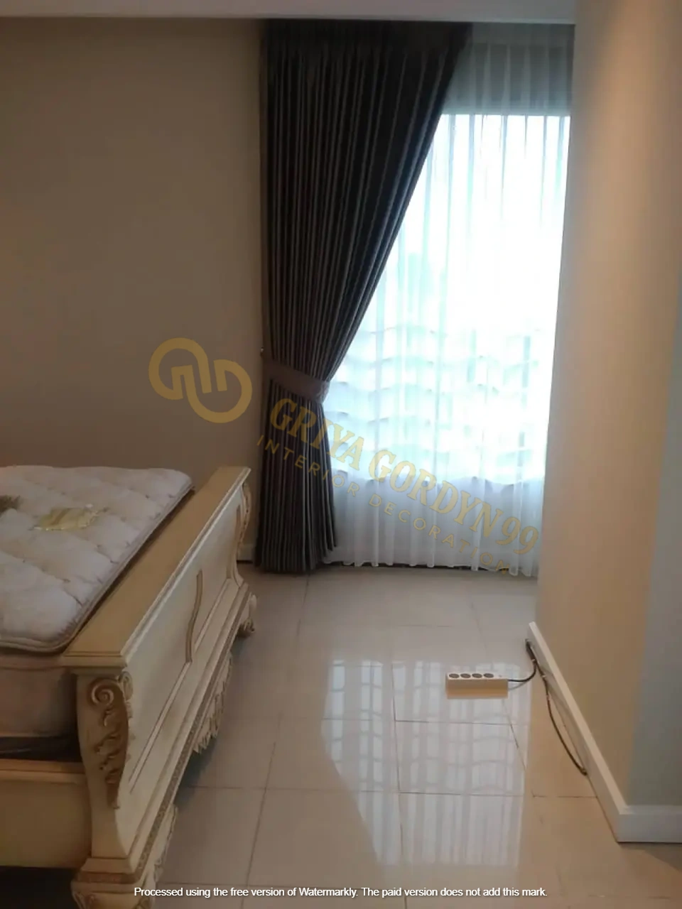 Pemasangan Gordyn di Apartemen Pantai Mutiara — GRIYA GORDYN 99