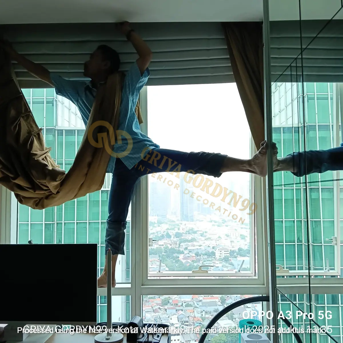 Pemasangan Gordyn di Apartemen Springhill Royal Suite Kemayoran — GRIYA GORDYN 99