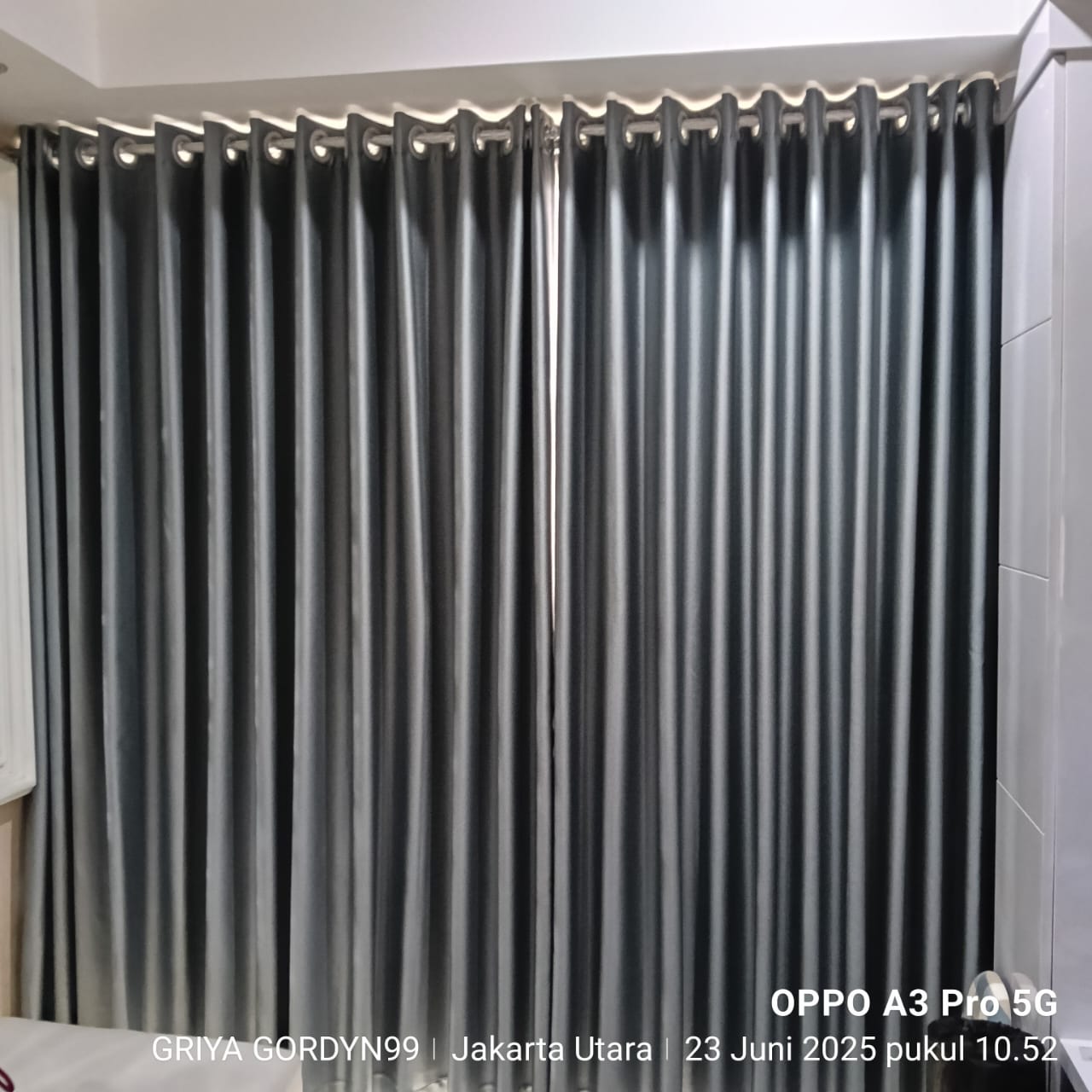 Pemasangan Gordyn @ Apartemen The Mansion Kemayoran