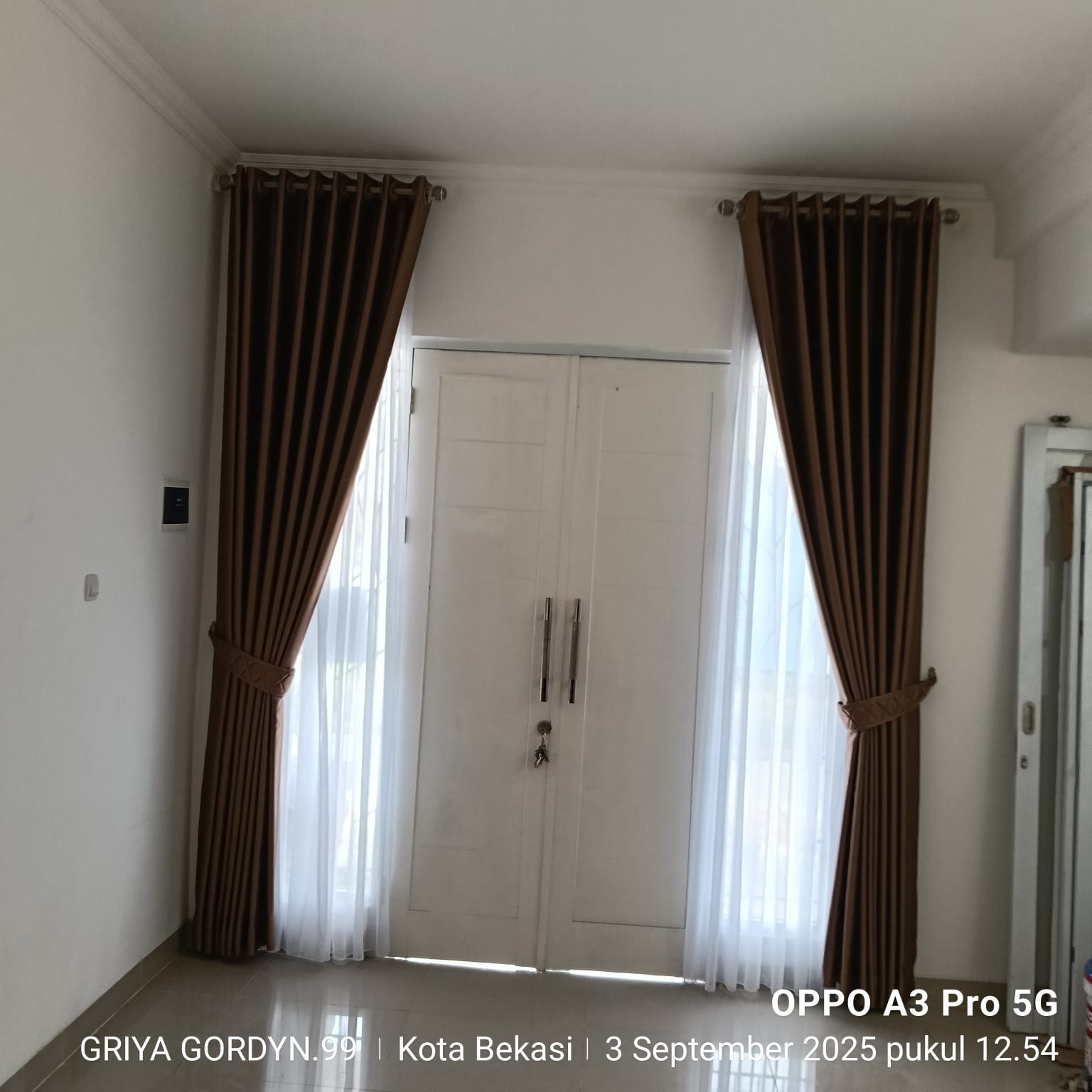 Pemasangan Gordyn @ Komplek Perumahan Prima Harapan Regency Bekasi Utara