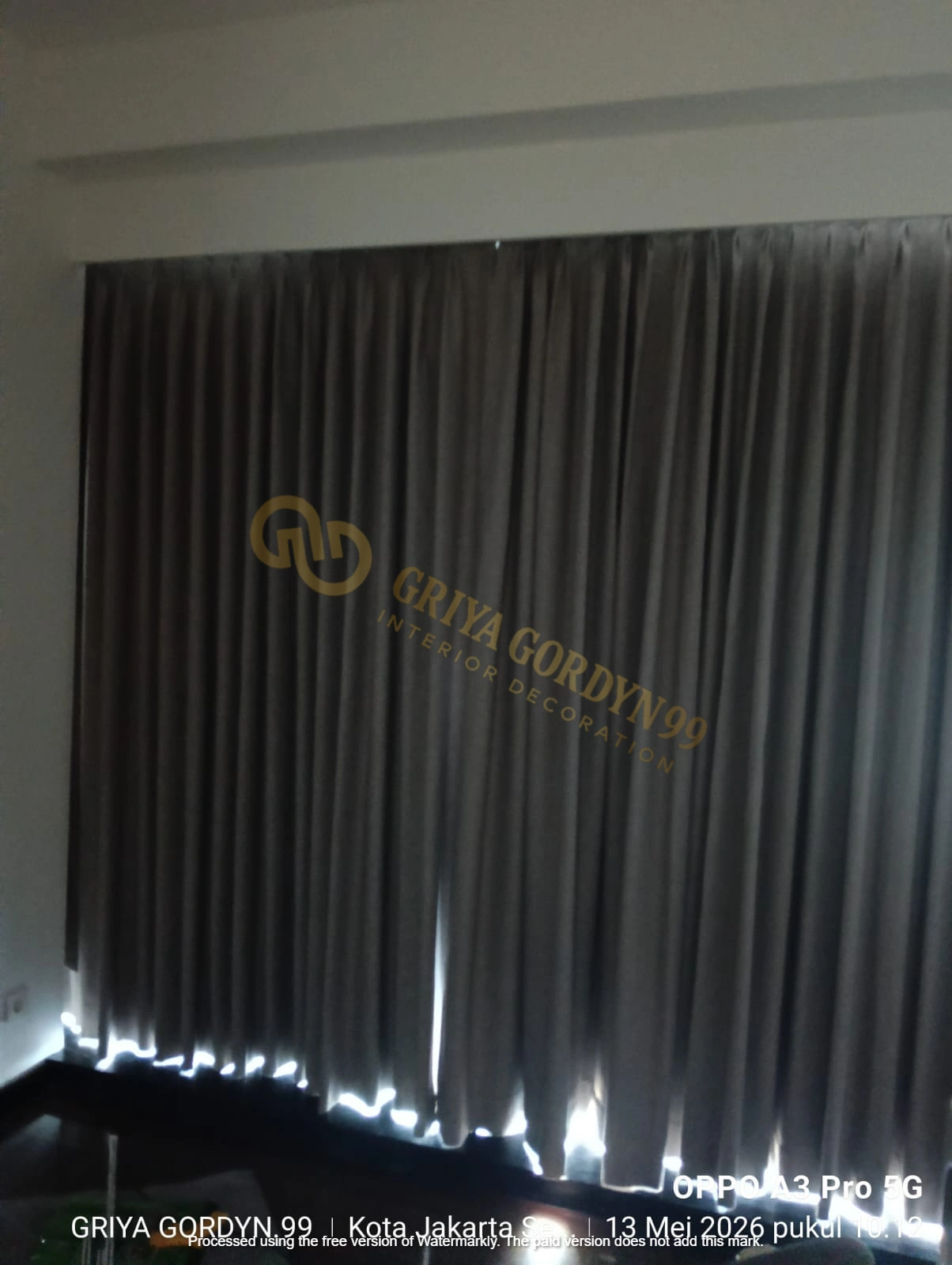 Roller Blinds — Pemasangan Gordyn Blackout   Roller Blinds Blackout 100  Setiabudi Resident — GRIYA GORDYN 99