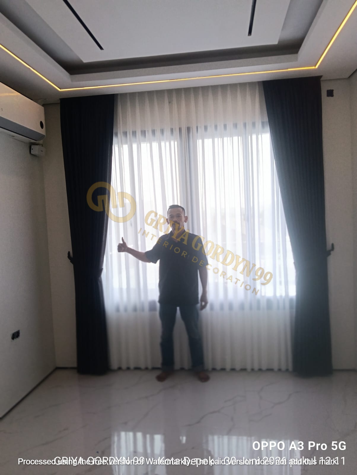 Vertical Blinds — Pemasangan Gordyn Dimout Santorini Collection  Depok — GRIYA GORDYN 99