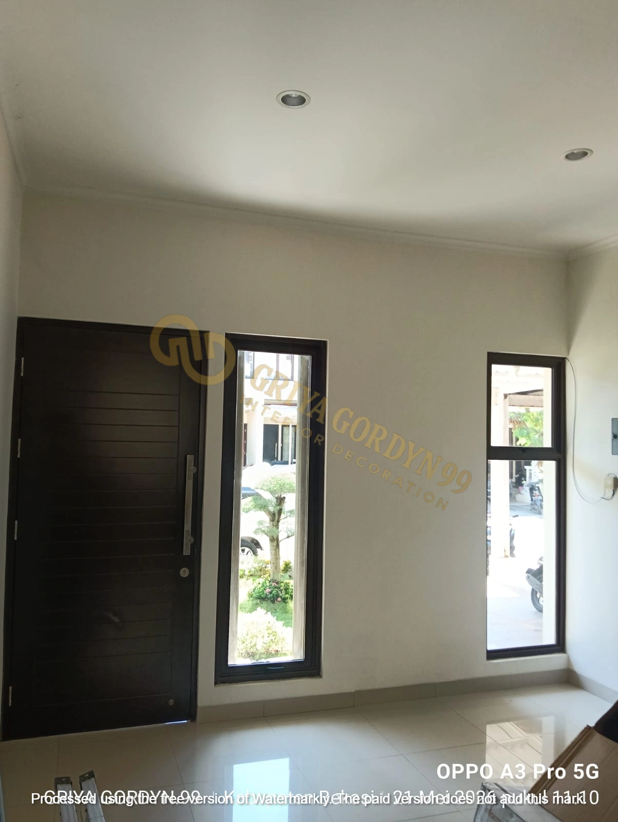 Vertical Blinds — Pemasangan Gordyn  Model Smokring  Model Roman Shade  Model Cantel Dalam Box  Cluster Arana Harapan Indah Bekasi — GRIYA GORDYN 99