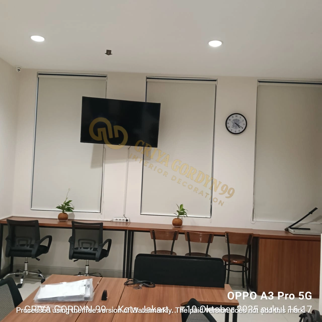 Roller Blinds — Pt Thomas Trans Jgc — GRIYA GORDYN 99